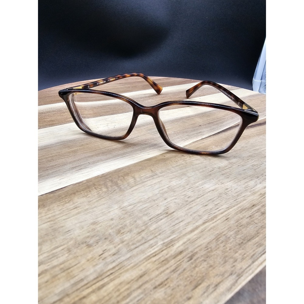 Coach Eyeglasses HC6077 53□15 135 Frames Womens With‎ Case Dark Tortoise